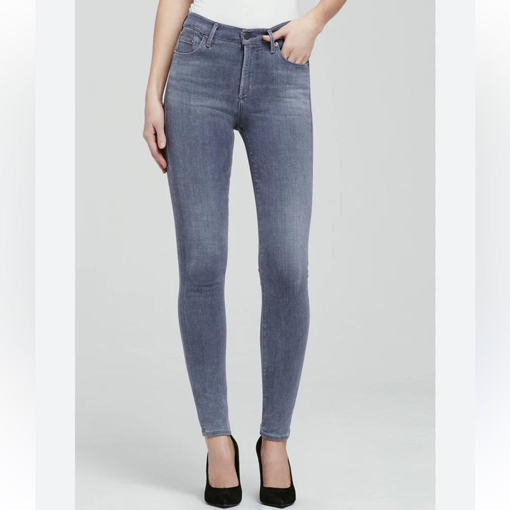 Citizens of Humanity Rocket Crop High Rise silver lining ankle 28 Skinny jeans